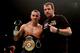 MANCHESTER, ENGLAND - NOVEMBER 23: Scott Quigg celebrates his victory over Diego Silva during their WBA World Super Bantamweight Champinship bout at Phones4u Arena on November 23, 2013 in Manchester, England. (Photo by Scott Heavey/Getty Images)
