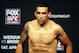 Apr 18, 2014; Orlando, FL, USA; Fabricio Werdum steps on the scale during a weigh-in for his heavyweight fight againTravis Browne for UFC on FOX 11 at Amway Center. Mandatory Credit: David Manning-USA TODAY Sports