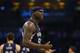 OKLAHOMA CITY, OK - APRIL 19: Zach Randolph #50 of the Memphis Grizzlies reacts after called for a foul against the Oklahoma City Thunder in Game One of the Western Conference Quarterfinals during the 2014 NBA Playoffs at Chesapeake Energy Arena on April