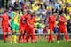 NORWICH, ENGLAND - APRIL 20: A dejected Robert Snodgrass of Norwich City looks on after the third Liverpool goal during the Barclays Premier League match between Norwich City and Liverpool at Carrow Road on April 20, 2014 in Norwich, England. (Photo by M
