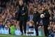 LIVERPOOL, ENGLAND - APRIL 20: David Moyes manager of Manchester United gives instruction during the Barclays Premier League match between Everton and Manchester United at Goodison Park on April 20, 2014 in Liverpool, England. (Photo by Clive Brunskill/