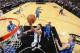 SAN ANTONIO, TX - April 20: Marco Belinelli #7 of the San Antonio Spurs shoots against the Dallas Mavericks during Game One of the Eastern Conference Quarterfinals of the 2014 NBA playoffs at the AT&T Center on April 20, 2014 in San Antonio, Texas. NOTE T