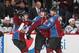DENVER, CO - APRIL 19: Nathan MacKinnon #29 of the Colorado Avalanche is congratulated by teammates Paul Stastny #26 and Nick Holden #2 after scoring his first career playoff goal against the Minnesota Wild in Game Two of the First Round of the 2014 Stan