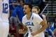 SAN DIEGO, CA - MARCH 23: Kyle Anderson #5 of the UCLA Bruins reacts in the second half against the Stephen F. Austin Lumberjacks during the third round of the 2014 NCAA Men's Basketball Tournament at Viejas Arena on March 23, 2014 in San Diego, Californ