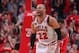 Apr 20, 2014; Chicago, IL, USA; Chicago Bulls forward Taj Gibson (22) celebrates scoring during the second quarter of game one of the first round of the 2014 NBA Playoffs against the Washington Wizards at the United Center. Mandatory Credit: Dennis Wierz