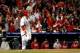WASHINGTON, DC - OCTOBER 12: Bryce Harper #34 of the Washington Nationals hits a home run in the third inning against the St. Louis Cardinals in Game Five of the National League Division Series at Nationals Park on October 12, 2012 in Washington, DC. (P