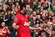MANCHESTER, ENGLAND - MARCH 29: Juan Mata of Manchester United celebrates scoring his team's third goal during the Barclays Premier League match between Manchester United and Aston Villa at Old Trafford on March 29, 2014 in Manchester, England. (Photo b