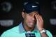 DORAL, FL - MARCH 08: Tiger Woods speaks with the media after a six-under par 66 during the third round of the World Golf Championships-Cadillac Championship at Trump National Doral on March 8, 2014 in Doral, Florida. (Photo by Chris Trotman/Getty Image