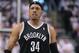 TORONTO, ON - APRIL 19: Paul Pierce #34 of the Brooklyn Nets reacts to a play against the Toronto Raptors in Game One of the NBA Eastern Conference play-off at the Air Canada Centre on April 19, 2014 in Toronto, Ontario, Canada. The Nets defeated the Rap