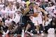 TORONTO, ON - APRIL 19: Paul Pierce #34 of the Brooklyn Nets controls the ball in the late stages against the Toronto Raptors in Game One of the NBA Eastern Conference play-off at the Air Canada Centre on April 19, 2014 in Toronto, Ontario, Canada. The N