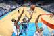 OKLAHOMA CITY, OK - APRIL 21: Zach Randolph #50 of the Memphis Grizzlies Goes up against the Oklahoma City Thunder. In Game Two of the Western Conference Quarterfinals of the NBA Playoffs at Chesapeake Energy Arena on April 21, 2014 in Oklahoma City, Okl