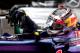 SHANGHAI, CHINA - APRIL 19: Sebastian Vettel of Germany and Infiniti Red Bull Racing climbs out of his car after qualifying in pole position during qualifying ahead of the Chinese Formula One Grand Prix at the Shanghai International Circuit on April 19,