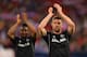 MADRID, SPAIN - APRIL 22: Gary Cahill of Chelsea applauds the fans at the final whistle during the UEFA Champions League Semi Final first leg match between Club Atletico de Madrid and Chelsea at Vicente Calderon Stadium on April 22, 2014 in Madrid, Spain
