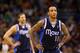 PHOENIX, AZ - DECEMBER 21: Monta Ellis #11 (R) and Dirk Nowitzki #41 of the Dallas Mavericks react during the fourth quarter of the NBA game against the Phoenix Suns at US Airways Center on December 21, 2013 in Phoenix, Arizona. The Suns defeated the Ma