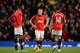 MANCHESTER, ENGLAND - JANUARY 01: Tom Cleverley of Manchester United and his team-mate Danny Welbeck (l) react after conceding a second goal during the Barclays Premier League match between Manchester United and Tottenham Hotspur at Old Trafford on Janua