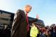 CARDIFF, WALES - NOVEMBER 30: Manager Arsene Wenger of Arsenal acknowledges the fans as he arrives at Cardiff City during the Barclays Premier League match between Cardiff City and Arsenal at Cardiff City Stadium on November 30, 2013 in Cardiff, Wales.