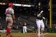 PITTSBURGH, PA - APRIL 22: Andrew McCutchen #22 of the Pittsburgh Pirates celebrates after hitting a solo home run in the ninth inning against the Cincinnati Reds during the game at PNC Park April 22, 2014 in Pittsburgh, Pennsylvania. (Photo by Justin K
