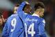MALTA, MALTA - MARCH 26: Mario Balotelli of Italy #9 celebrates scoring his team's second goal with team-mate Stephan El Shaarawy during the FIFA 2014 World Cup qualifier match between Malta and Italy at Ta Qali Stadium on March 26, 2013 in Malta, Malta.