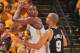 OAKLAND, CA - MAY 16: Harrison Barnes #40 of the Golden State Warriors controls the ball against Tony Parker #9 of the San Antonio Spurs in Game Six of the Western Conference Semifinals during the 2013 NBA Playoffs on May 16, 2013 at Oracle Arena in Oakla