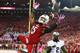 LOUISVILLE, KY - OCTOBER 18: Calvin Pryor #25 of the Louisville Cardinals intercepts a pass in the end zone during the game against the Central Florida Knights at Papa John's Cardinal Stadium on October 18, 2013 in Louisville, Kentucky. (Photo by Andy L