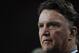 AMSTERDAM, NETHERLANDS - MARCH 22: Louis van Gaal of Netherlands looks on during the FIFA 2014 World Cup, Group D Qualifier between Netherlands and Estonia at the Amsterdam Arena on March 22, 2013 in Amsterdam, Netherlands. (Photo by Jamie McDonald/Gett