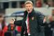 PIRAEUS, GREECE - FEBRUARY 25: Manchester United manager David Moyes reacts on the touchline during the UEFA Champions League Round of 16 first leg match between Olympiacos FC and Manchester United at Karaiskakis Stadium on February 25, 2014 in Piraeus,