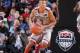 PORTLAND, OR - APRIL 20: Dante Exum #7 on the World Select Team drives against the USA Junior Select Team during the game on April 20, 2013 at the Rose Garden Arena in Portland, Oregon. NOTE TO USER: User expressly acknowledges and agrees that, by downloa
