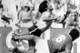 Claudio Gentile (No. 6) kept Maradona at bay in the first game of the second round with ruthless man-marking.