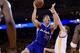 OAKLAND, CA - APRIL 24: Blake Griffin #32 of the Los Angeles Clippers shoots over David Lee #10 of the Golden State Warriors in Game Three of the Western Conference Quarterfinals during the 2014 NBA Playoffs at Oracle Arena on April 24, 2014 in Oakland,