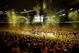 May 2, 2013; Oakland, CA, USA; Golden State Warriors fans celebrate as confetti drops from the ceiling after winning game six against the Denver Nuggets of the first round of the 2013 NBA Playoffs at Oracle Arena. The Golden State Warriors defeated the De