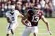 HOUSTON, TX - OCTOBER 19: Mike Evans #13 of the Texas A&M Aggies runs after the catch while Jermaine Whitehead #9 of the Auburn Tigers chases on October 19, 2013 at Kyle Field in College Station, Texas. (Photo by Thomas B. Shea/Getty Images)