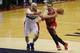Apr 5, 2014; Washington, DC, USA; Chicago Bulls center Joakim Noah (13) dribbles the ball as Washington Wizards center Marcin Gortat (4) defends in the third quarter at Verizon Center. The Bulls won 96-78. Mandatory Credit: Geoff Burke-USA TODAY Sports