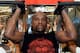 LAS VEGAS, NV - APRIL 22: Boxer Floyd Mayweather Jr. works out at the Mayweather Boxing Club on April 22, 2014 in Las Vegas, Nevada. Mayweather will face Marcos Maidana in a 12-round world championship unification bout in Las Vegas on May 3. (Photo by E