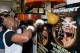 LAS VEGAS, NV - APRIL 22: Boxer Floyd Mayweather Jr. works out at the Mayweather Boxing Club on April 22, 2014 in Las Vegas, Nevada. Mayweather will face Marcos Maidana in a 12-round world championship unification bout in Las Vegas on May 3. (Photo by E