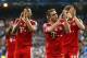 (From left to right) Boateng, Lahm and Muller—Bayern's boys will all be in Brazil