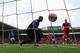 SOUTHAMPTON, ENGLAND - APRIL 26: Tim Howard of Everton watches the ball go into the net after Antolín Alcaraz of Everton (not pictured) scored an own goal during the Barclays Premier League match between Southampton and Everton at St Mary's Stadium on Apr