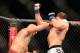 Sep 4, 2013; Belo Horizonte, BRAZIL; Glover Teixeira (left) fights against Ryan Bader during UFC Fight Night at Mineirinho Arena. Mandatory Credit: Jason Silva-USA TODAY Sports