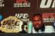 Apr 27, 2013; Newark, NJ, USA; Jon Jones
during a press conference after UFC 159 at the Prudential Center. Mandatory Credit: Brad Penner-USA TODAY Sports