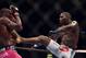 Apr 26, 2014; Baltimore, MD, USA; Anthony Johnson (blue gloves) fights Phil Davis (red gloves) during UFC 172 at Baltimore Arena. Mandatory Credit: Tommy Gilligan-USA TODAY Sports
