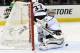 SAN JOSE, CA - APRIL 26: Goalkeeper Jonathan Quick #32 of the Los Angeles King blocks a shot against the San Jose Sharks in the second period in Game Five of the First Round of the 2014 NHL Stanley Cup Playoffs at SAP Center on April 26, 2014 in San Jose