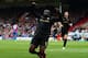 LONDON, ENGLAND - APRIL 27: Yaya Toure of Manchester City celebrates scoring his team's second goal during the Barclays Premier League match between Crystal Palace and Manchester City at Selhurst Park on April 27, 2014 in London, England. (Photo by Jami