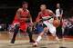 Washington, DC- APRIL 27: Bradley Beal #3 of the Washington Wizards handles the ball against the Chicago Bulls during Game Four of the Eastern Conference Quarterfinals on April 27, 2014 at Verizon Center in Washington, DC. NOTE TO USER: User expressly a