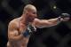 Apr 26, 2014; Baltimore, MD, USA; A cut opens up over the eye of Glover Teixeira during the UFC light heavy weight championship fight against Jon Jones at Baltimore Arena. Jones retained the light heavy height championship by defeating Teixeria. Mand