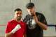 HAYWARD, CA - APRIL 24: Portrait of Amir Khan, (L) and his trainer Virgil Hunter's at his gym on April 24, 2014 in Hayward, California as he prepares to take on Luis Collazo at the MGM Grand in Las Vegas on May 3, 2014. (Photo by Alexis Cuarezma/Getty Im