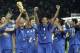 Del Piero lifting the World Cup with Italy in 2006