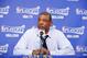 OAKLAND, CA - APRIL 27: Head coach Doc Rivers of the Los Angeles Clippers speaks to the press after facing the Golden State Warriors in Game Four of the Western Conference Quarterfinals during the 2014 NBA Playoffs at Oracle Arena on April 27, 2014 in Oak