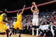 ATLANTA, GA - APRIL 26: Kyle Korver #26 of the Atlanta Hawks shoots the ball against the Indiana Pacers during Game Four of the Eastern Conference Quarterfinals on April 26, 2014 at Philips Arena in Atlanta, Georgia. NOTE TO USER: User expressly acknowle