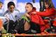 MADRID, SPAIN - APRIL 22: An injured John Terry of Chelsea receives treatment during the UEFA Champions League Semi Final first leg match between Club Atletico de Madrid and Chelsea at Vicente Calderon Stadium on April 22, 2014 in Madrid, Spain. (Photo