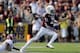 Johnny Manziel on the run in loss to Alabama.
