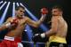 Maidana (left) lands a head-turning left hook on Jesus Soto Karass.